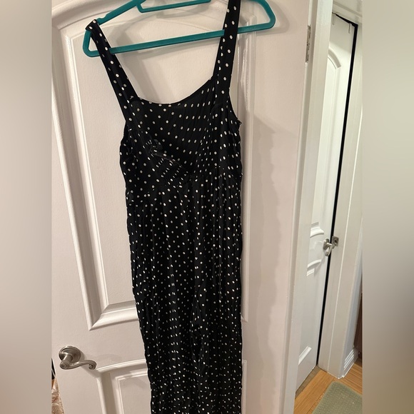 Madewell Black Polka Dot Women's jumpsuit - Picture 3 of 5